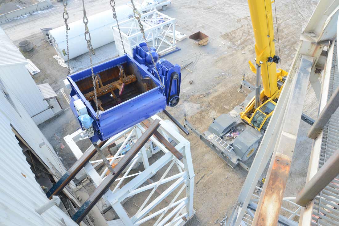 precast-custom-install batch plant service dept