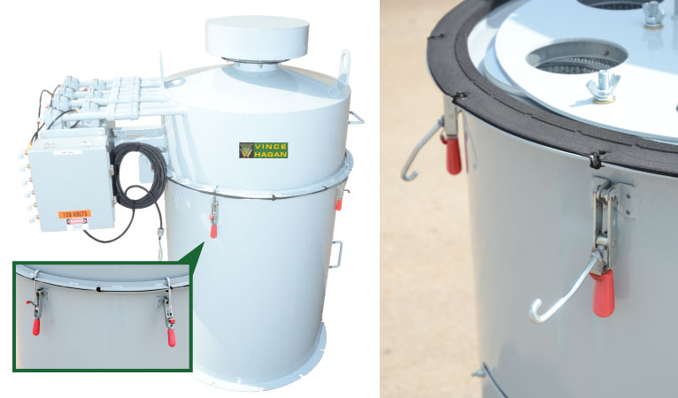 The NEW Quick Clamp Design for the Silo Top Dust Collector Cement Dust Collector Control | Silo Top | New Quick Clamp Design