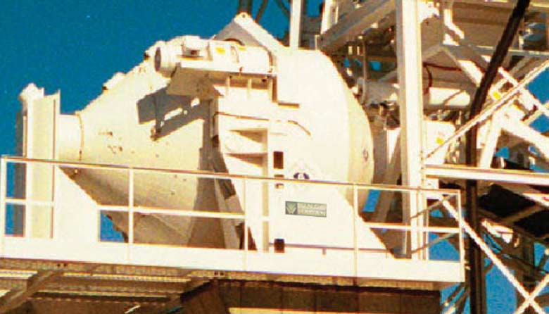 The Vince Hagan TM-12 Stationary Concrete Tilt Mixer Concrete Tilt Mixer | TM-12 Stationary
