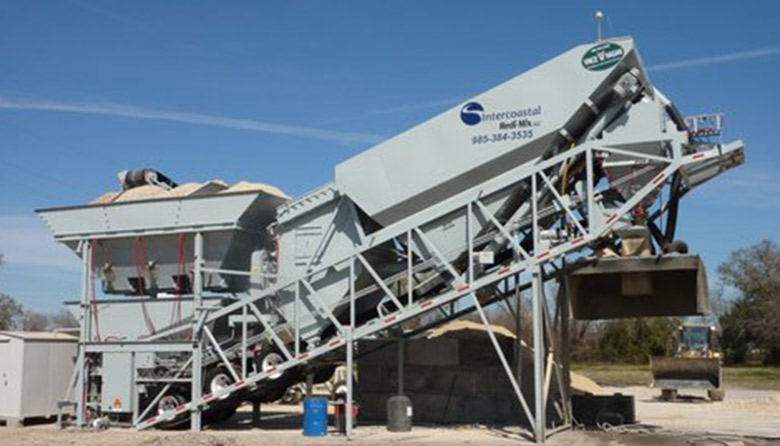 Dry Mobile Concrete Batch Plant