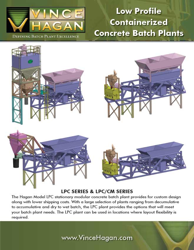 Download a Low Profile Containerized Concrete Batch Plant Vince Hagan Product Brochure Concrete Batch Plant | Low Profile Containerized | Vince Hagan Product Brochure