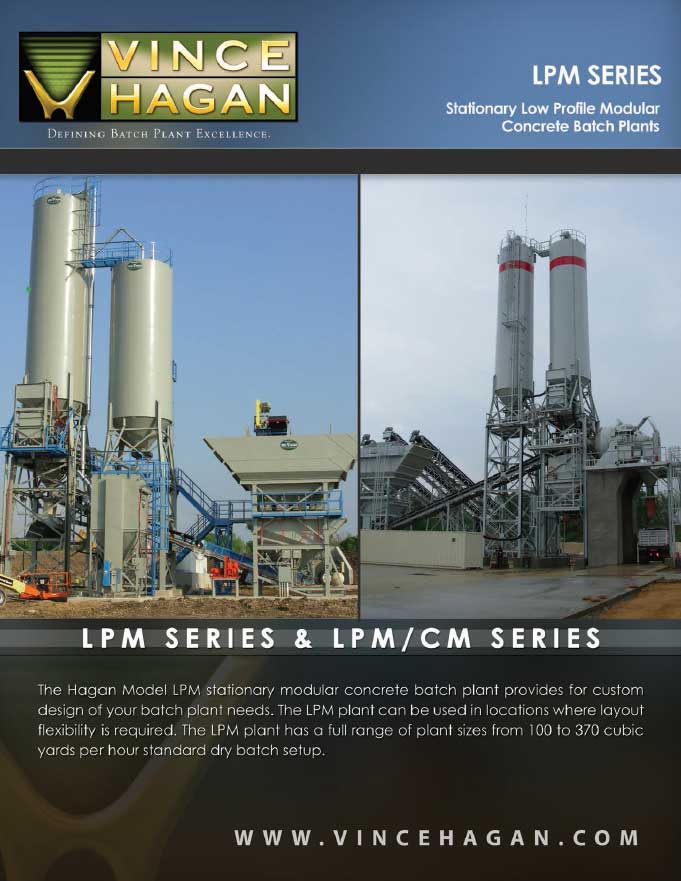 Download a Stationary Low Profile Modular Concrete Batch Plant Vince Hagan Product Brochure Concrete Batch Plant | Stationary Low Profile Modular | Vince Hagan Product Brochure
