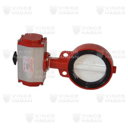 4" Bray Butterfly Valve with Actuator | Concrete Batching Plants Parts