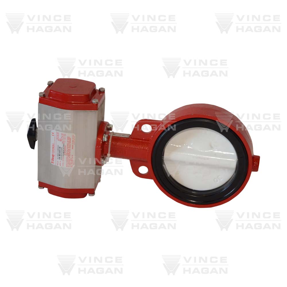 6" Bray Butterfly Valve with Actuator | Concrete Batching Plants Parts