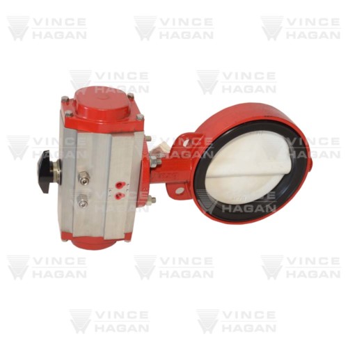 8" Bray Butterfly Valve with Actuator | Concrete Batching Plants Parts