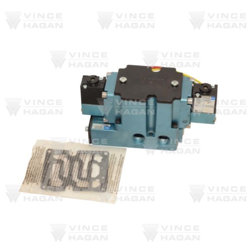 Double Solenoid Air Valve MAC PAV-6531-211 - With Base | Concrete Batching Plants Parts