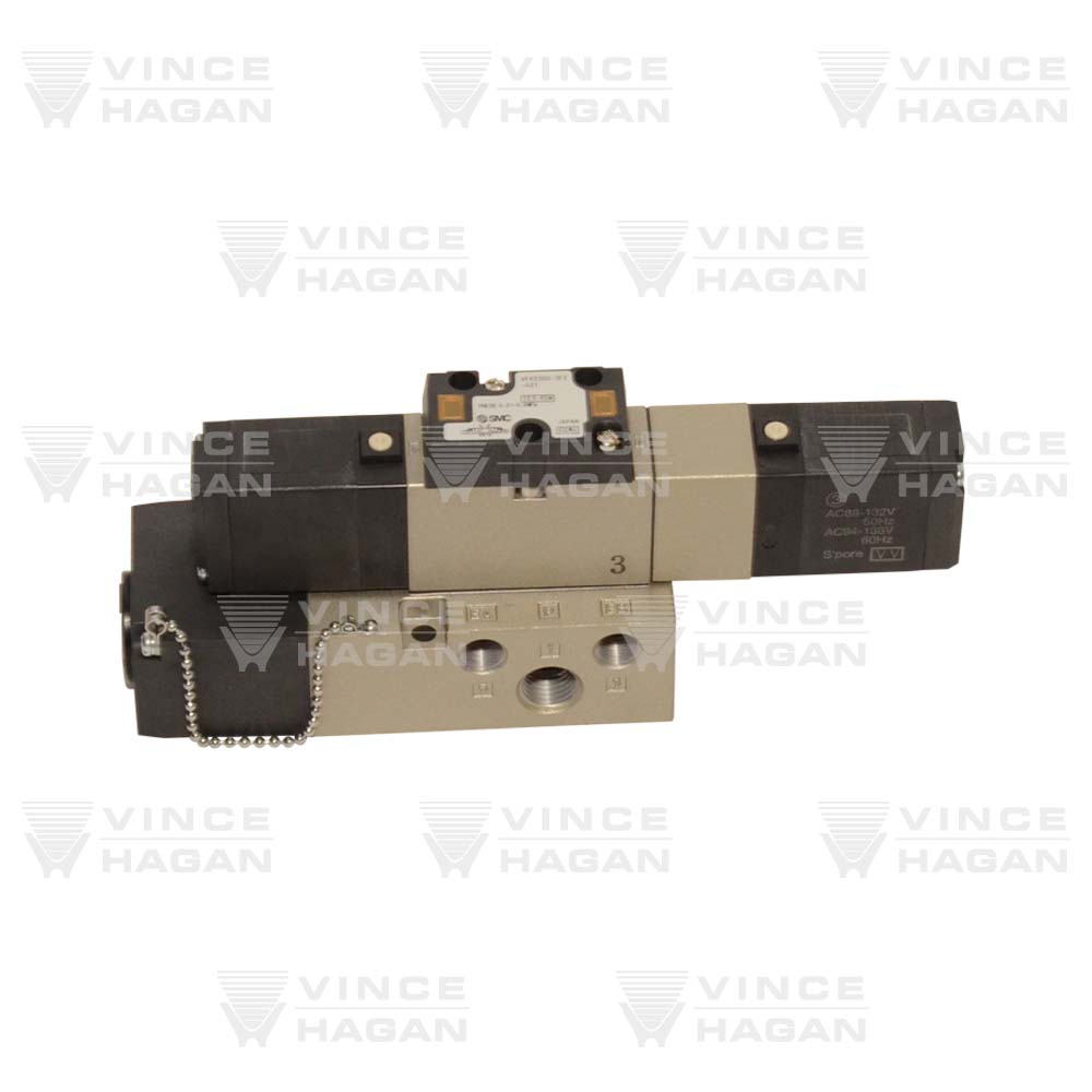 Double Solenoid Air Valve SMC NVFR2300-3FZ-02T - With Base | Concrete Batching Plants Parts