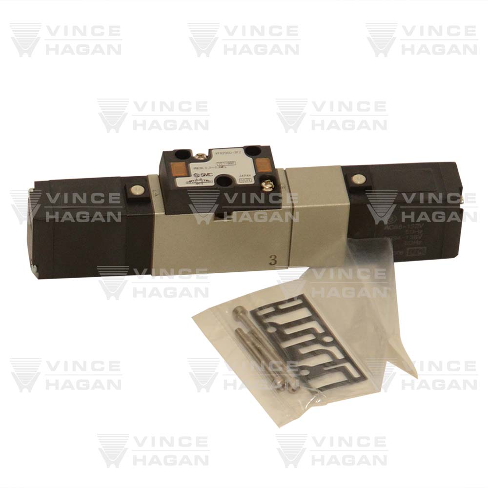 Double Solenoid Air Valve SMC VFR2300-3FZ - Valve Only | Concrete Batching Plants Parts