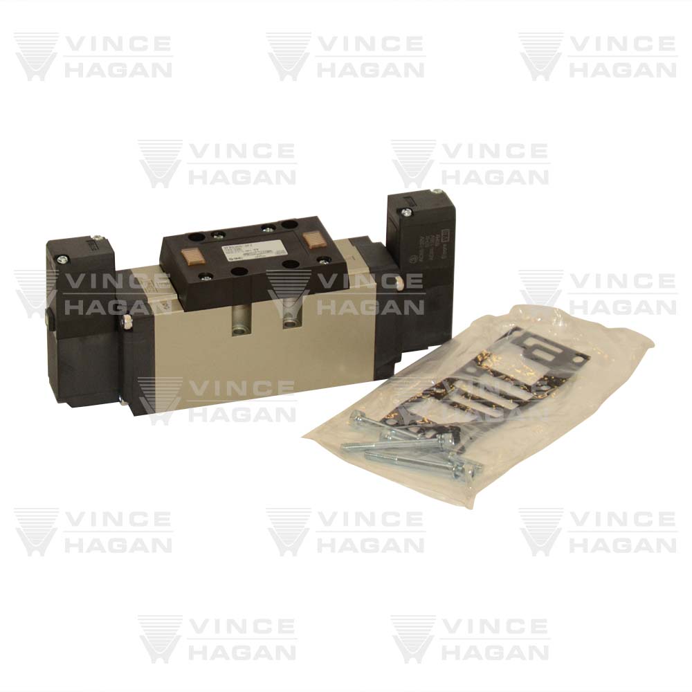 Double Solenoid Air Valve SMC VFR5300-3FZ - Valve Only | Concrete Batching Plants Parts