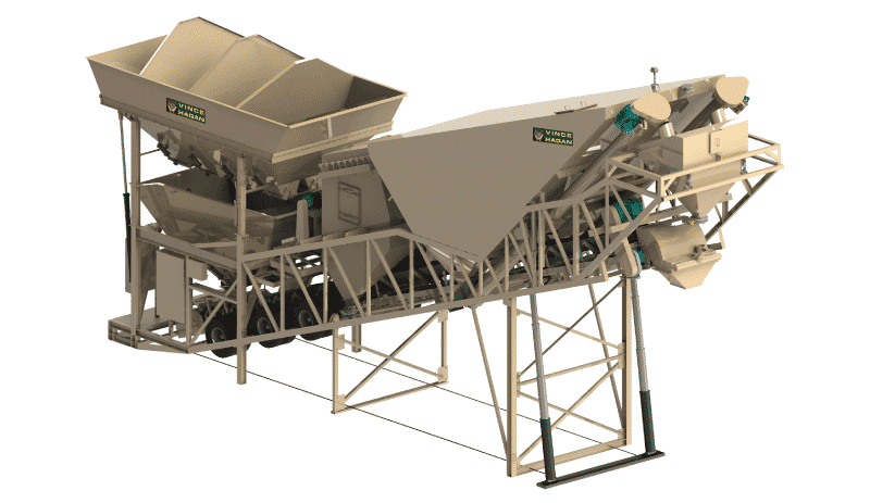 Vince Hagan Dry Mobile Concrete Batching Plants