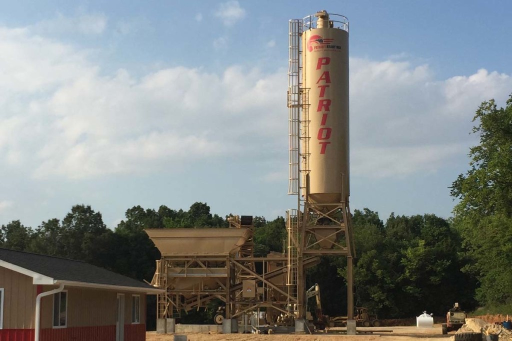 Dry Stationary Concrete Batching Plants
