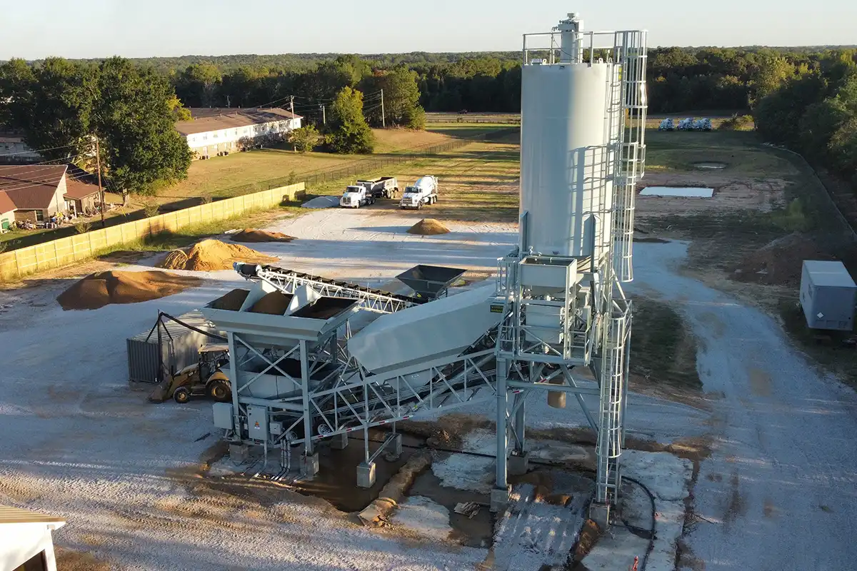 Vince Hagan Stationary Concrete Batching Plant