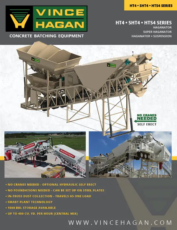 Dry Mobile Concrete Batch Plant | Vince Hagan Product Brochure