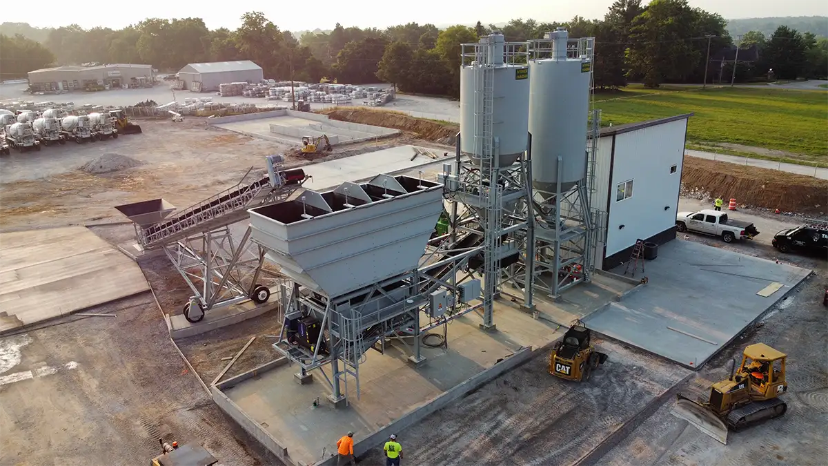 Vince Hagan LP Series Stationary Concrete Batching Plant