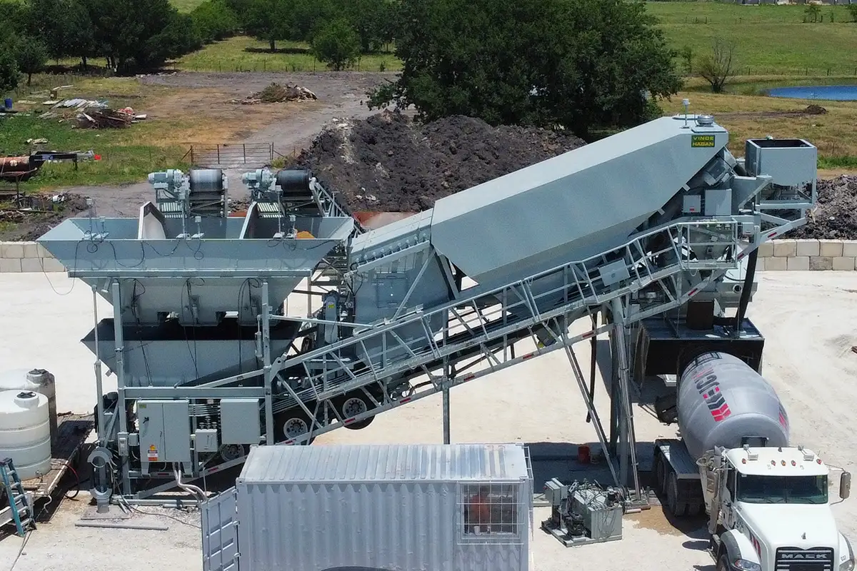 Mobile Concrete Batching Plants