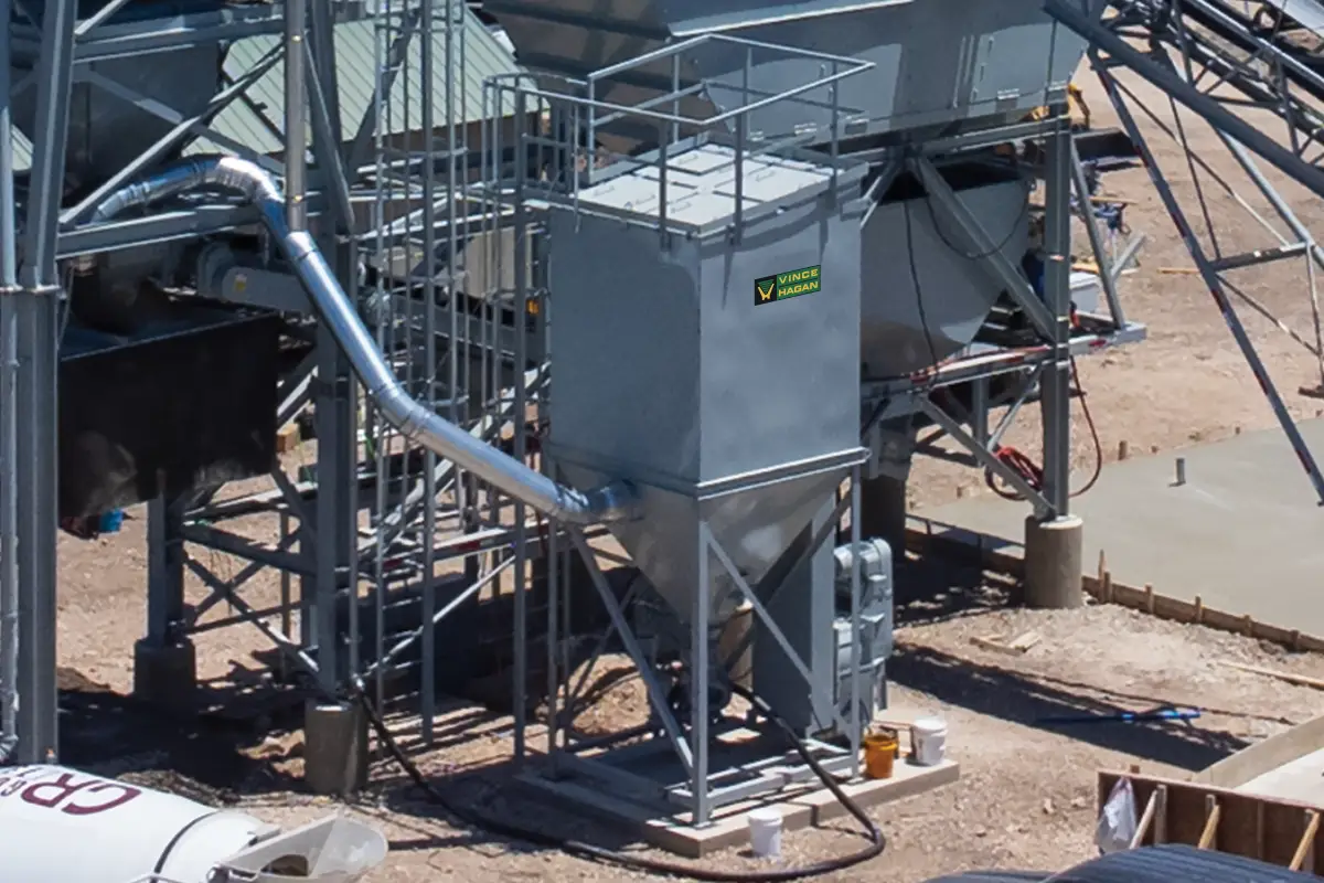 Cement Dust Collector Control | Free Standing Cement Dust Collector Control | Free Standing