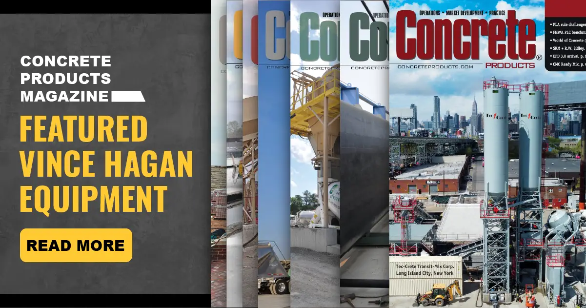 Concrete Products Magazine Featured Equipment