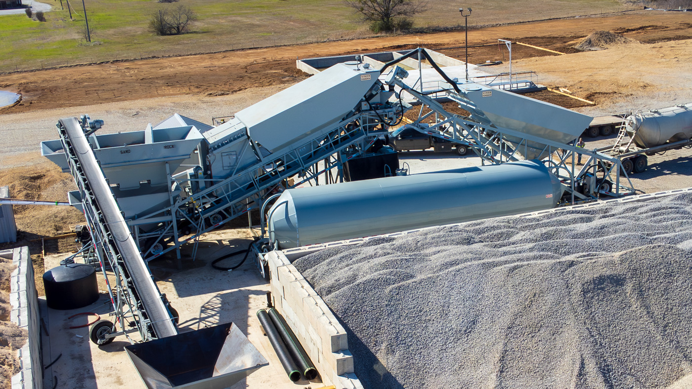HT Series Mobile Batch Plant Deployed in Oklahoma