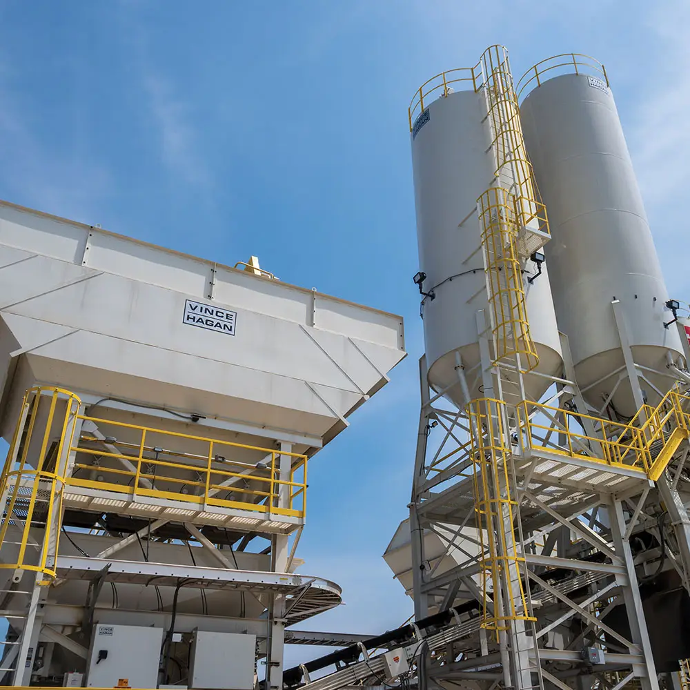 Vince Hagan Stationary Concrete Batch Plant