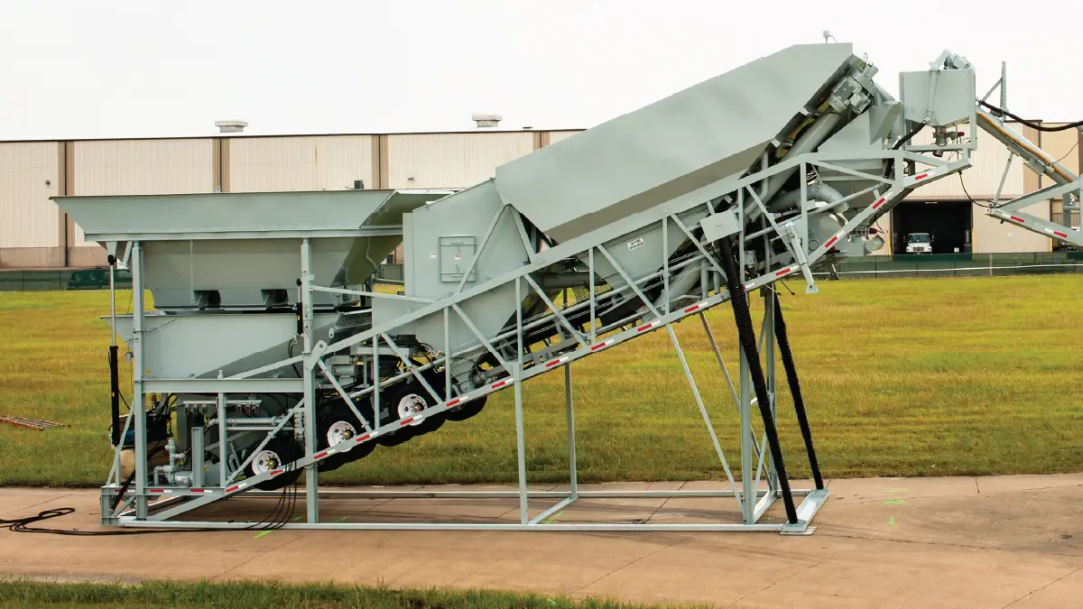 Innovation: 2nd Gen Self Erecting Mobile Batch Plant Innovation: 2nd Gen Self Erecting Mobile Batch Plant
